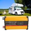 Modified Sine   Inverter 12V to 220V     LCD Display Dual USB Output for RV Truck