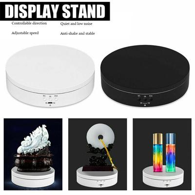 360°Rotating Electric Turntable Display Stand Jewelry Photography Show Holder