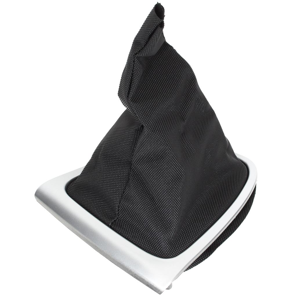 Renault Clio IV 12-20 Gear Shift Boot BLACK + SILVER Frame