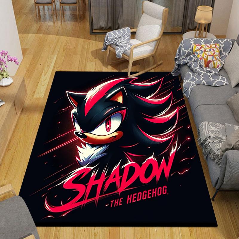 1Pc Shadow Hedgehog Artwork Rug Office Carpet Indoor Outdoor Doormat Nonslip Soft Comfortable Living Christmas Halloween Xmas Gift D924370