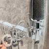 Elegant Wall-Mounted Bathroom Storage Rack with Hair Accessories Hooks