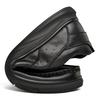 Fashion Golden Sapling Genuine Leather Men's Casual Shoes Business Loafers Fashion Leisure Flats for Men Office Party Wedding Moccasins