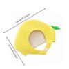 Soft Lemon Headpiece Lightweight Costume Hat Comfortable for Photo Shoots