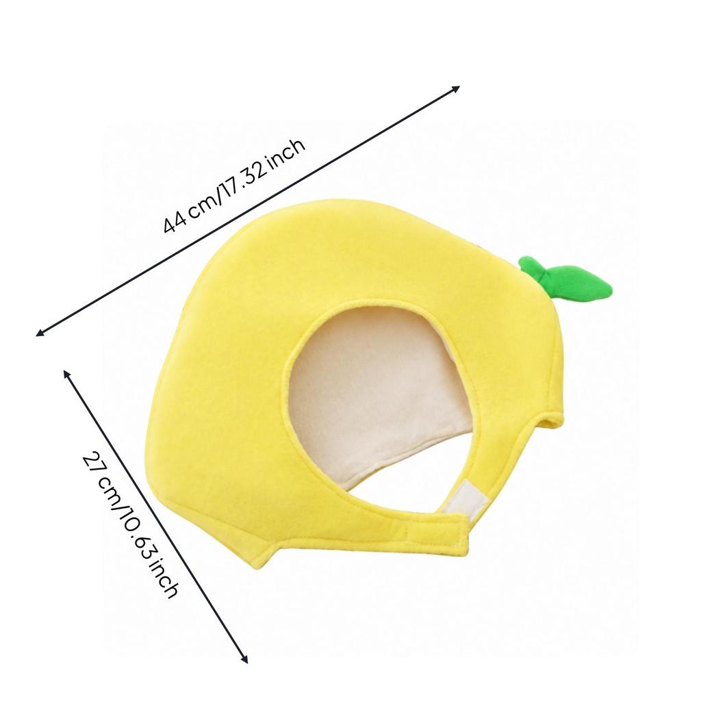 Soft Lemon Headpiece Lightweight Costume Hat Comfortable for Photo Shoots