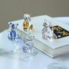 Creative Liuli Zibo Animal Crystal Ornaments: Healing Cat & Dog Glass Handicrafts for Desktop