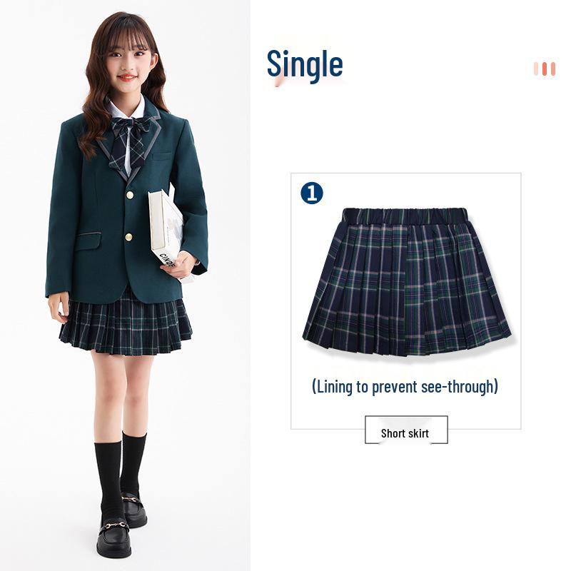 British Style School Uniform Set for Boys & Girls - Autumn/Winter Kindergarten & Performance Suit