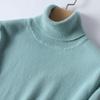 Women's 2026 Cashmere Knit High Neck Sweater - Autumn/Winter Short Top
