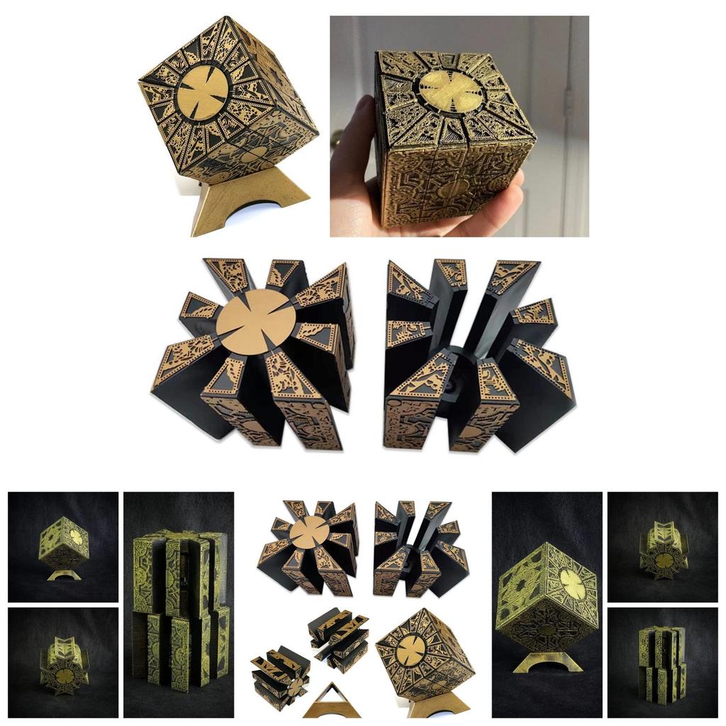 Lock Puzzle Box Creative And Durable Puzzle Cube For Puzzle Lovers And Brain Teaser Fans Handmade With Abs Material