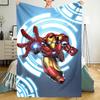 Iron Man Theme Printed Blanket - Perfect for Couch, Bed, Travel & Outdoor Use | Machine Washable, Cozy & Durable.