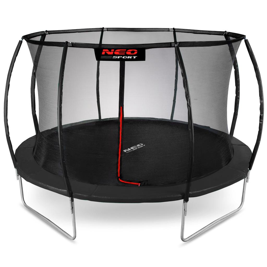 Profiled Garden Trampoline 12Ft/374Cm With Internal Net Neo-Sport