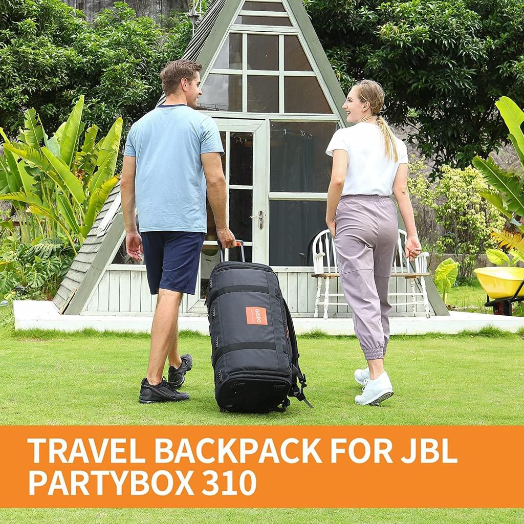 Heavy-Duty Speaker Bag, Carrying Case, Portable Speaker Tote Bag/Backpack for JBL Party Box Series Speakers (Compatible with JBL Partybox 310)