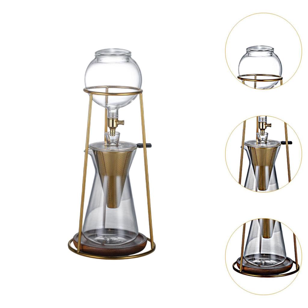 Ice Drip Coffee Maker Pitcher Iced Tea Making Accessories Adjustable Speed Pot Cold Brew