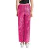 Girls Shiny Sequin Pants High Waist Elastic Waistband Loose Trousers Jazz Dance Performance Trousers