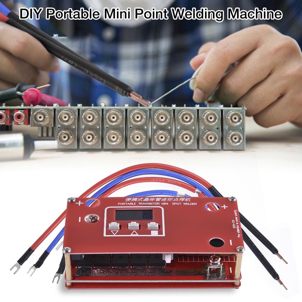 DIY Mini-Punktschweißgerät 18650 Lithium-Batterie Tragbares Punktschweißgerät Verschiedene Schweißnetzteile Drop Shipping