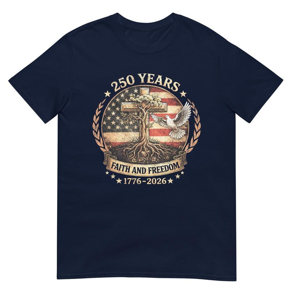 250 Years American 1776 2026 250th Usa Birthday 4th Of July TShirt S
