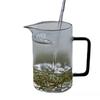 Heat-Resistant Glass Gongdao Bei with Integrated Tea Infuser
