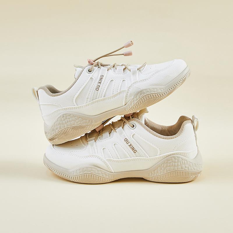 

Повседневные кроссовки для бега на толстой платформе для женщин, легкие кроссовки из искусственной кожи для ходьбы, женские удобные дышащие кроссовки для тенниса на шнуровке 40