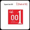 Q Point Ultra-Thin Pink Condoms with 3D Surrounding Particles - Odorless, Super Lubricated, Female Pleasure Enhancing.