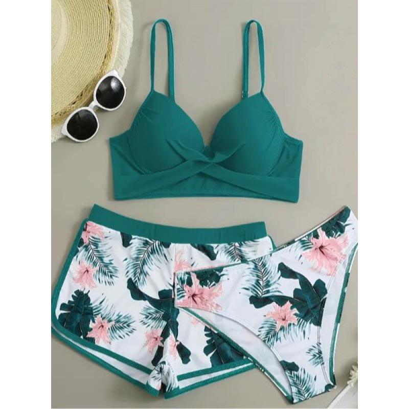 Women's Sexy Underwire Swimsuit Bikini - Cross-Border European & American Style