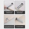 4pcs No Handle Press Release Catches Cabinet Door Opener for Cabinet Door Quiet & Strong Plastic Push Latches Hardware
