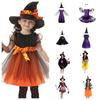 Clothes Halloween Witch Costume with Witch Hat Kid's Halloween Costume Kids Witch Costume  Dress Up