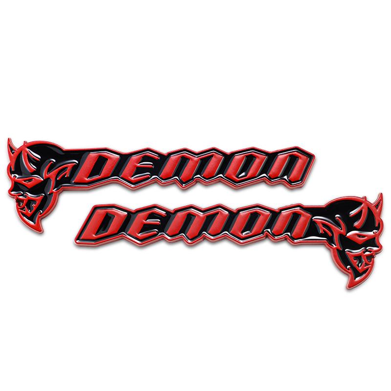 3D Metal Hell Demon Emblem Car Body Trunk Badge Sticker For Dodge Journey Charger Ram 1500 Caliber Nitro Caravan Avenger PP2