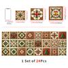 Christmas Tile Decoration Stickers Kitchen Oil-Proof Stickers Bathroom Bedroom Renovation Wall Stickers European Style Self-Adhesive Wall Paper