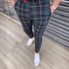 2025 Μπεστσέλερ Ανδρικό Καρό Ψηφιακό Μοτίβο Επαγγελματικό Καθημερινό Παντελόνι