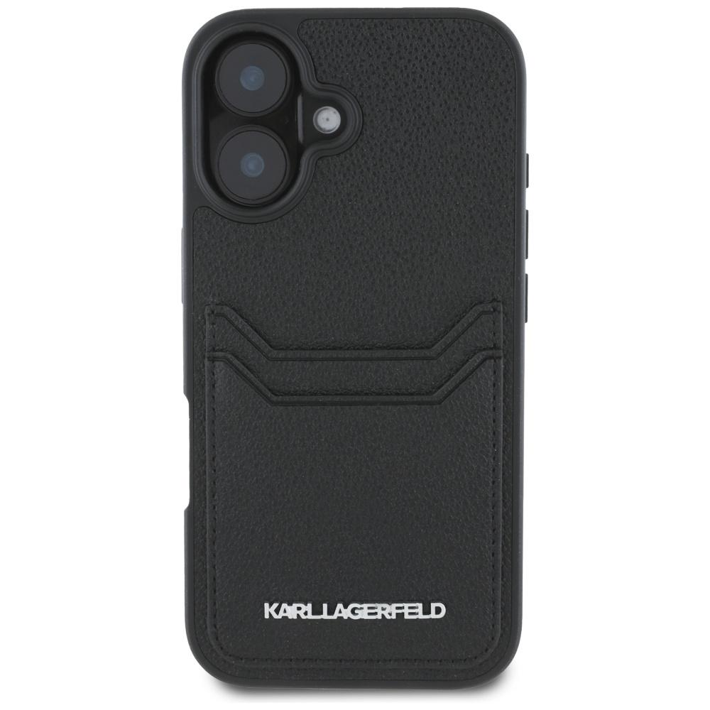 Etui Do iPhone 16 Karl Lagerfeld Cardslot Czarny
