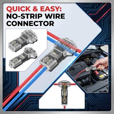 No-Stripping, No-Soldering -Wire Plug Quick Connector