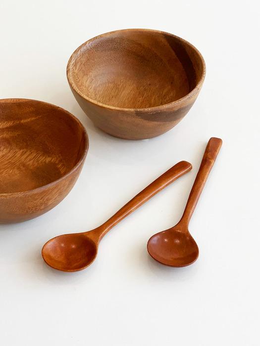 Acacia Lacquer Wood Spoon, Yogurt Spoon, Brunch Dessert Teaspoon Lacquer yogurt spoon