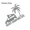 Enjoy Camping Life Slogan Car Windshield Sticker Window Body Vinyl Decal Decoration For VW Volkswagen Transporter T4 T5 T8 Bus