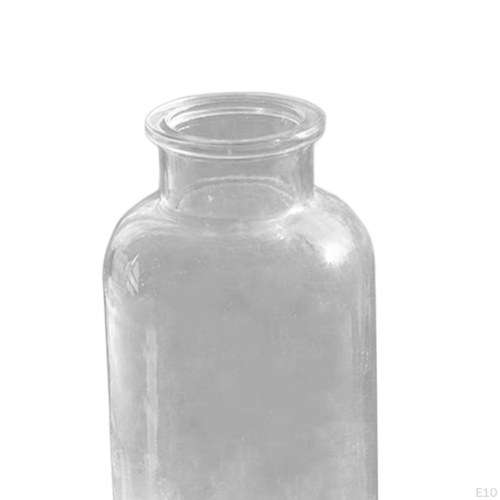 Glas Blume Vase Hydrokultur Pflanzen Topf Knospe Pflanzer für Abendessen Tisch Innen