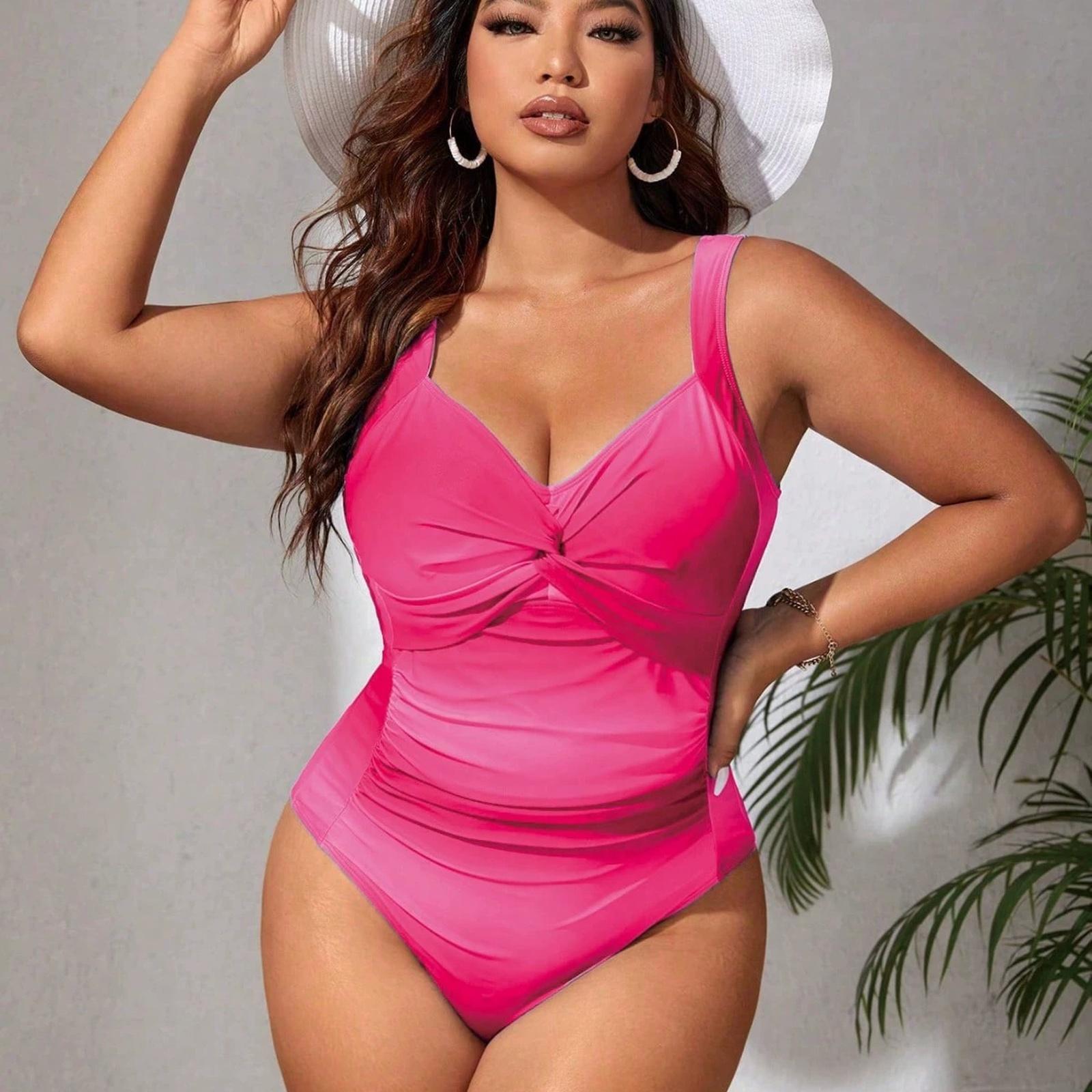 

Plus Size Slimming Printed Bikini One-Piece Swimsuit XXXXXL