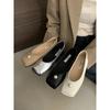 Fashion Women's Shoes Square Toe Flat Heels Autumn Dress New Retro Spring Autumn 2025