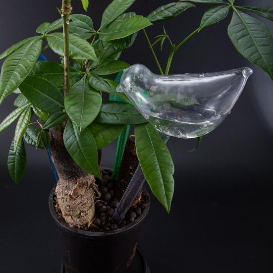 Automatic Watering Bulb Bird Design Self Watering Globes Planter Insert Watering Bulb for Houseplants Outdoor Potted Plants