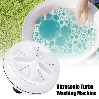 Portable Mini Ultrasonic Washer Cleaning Washing Machine for Home Travel Business Trip with USB Cable Multifunctional