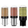 High Power LED Signal Bulb 1156 1157 7440 7443 Auto Brake Light 144SMD 3014 Decoder No Flash Error Car Tail Lamp Universal White