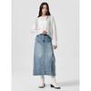 8seconds Washed Denim Long Skirt Sky Blue (164827Gpdq)