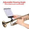 Portable Black Trumpet Marching Lyre Music Clip Stand