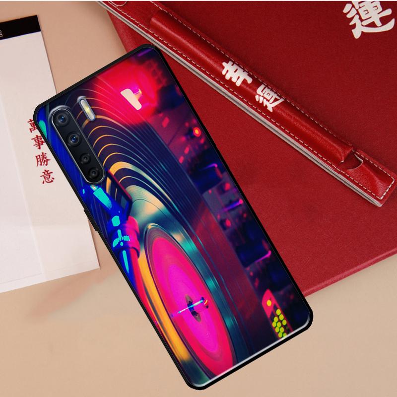 Ddj Dj Music Case For Oppo A78 A38 A80 A60 A40 A18 A98 A58 A96 A76 A16 A94 A74 A54 A15 A17 A57 A77 A5 Pro