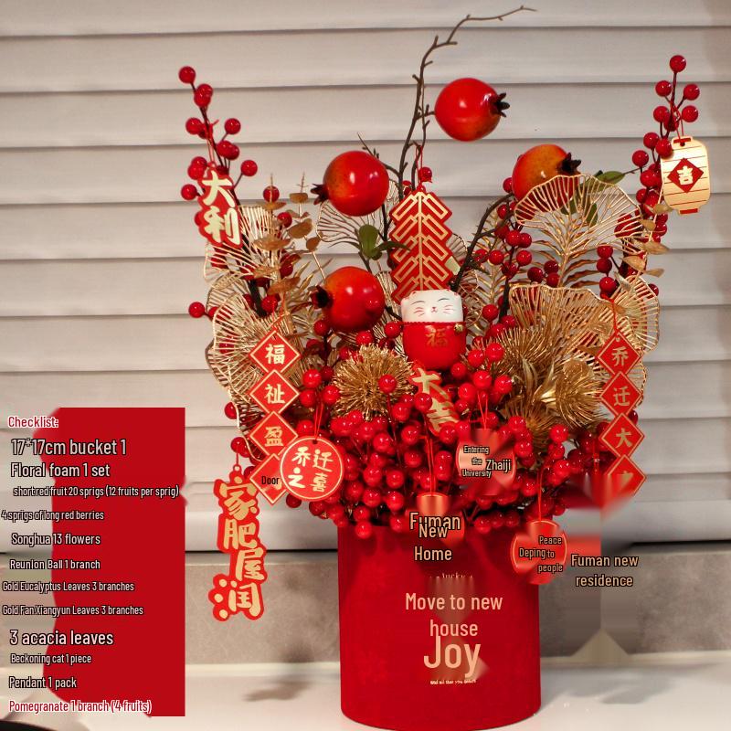Fortune Flower Bucket: Home & Wedding Décor, Housewarming & Newlywed Gift