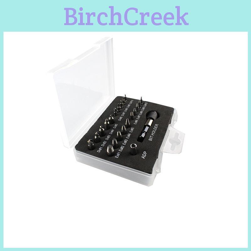 Tungsten Steel Screw Extractor Set With 22 Pieces For Removing Broken Bolts And Damaged Screws