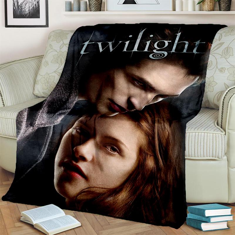3D-Druck Die Twilight-Saga HD-Decke, Weiche Überwurfdecke für Zuhause Schlafzimmer Bett Sofa Picknick Reisen Büro Abdeckdecke Kinder