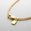 Stainless Steel Box Chain Necklace: Trendy Clavicle Jewelry with Luxurious Style and Versatile Appeal