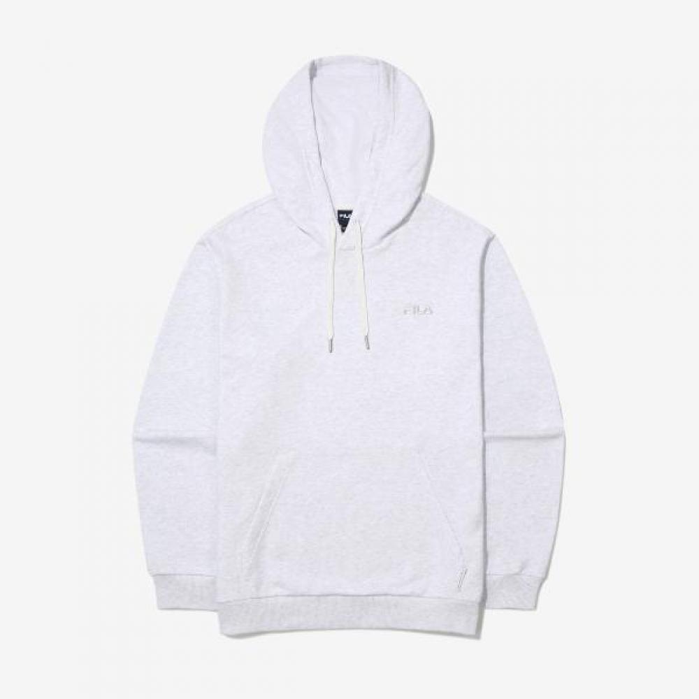 Fila Small Logo Basic Hoodie WHITEMELANGE/110