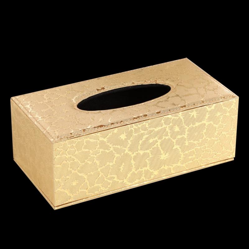 Customizable Leather Tissue Box