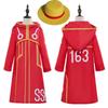 Kostým Vajíčko Ostrov Pro Děti Anime Monkey D Luffy Roucho Cosplay Kostým Halloween 163 Luffy Bunda Kabát Klobouk Oblečení IIMLN2