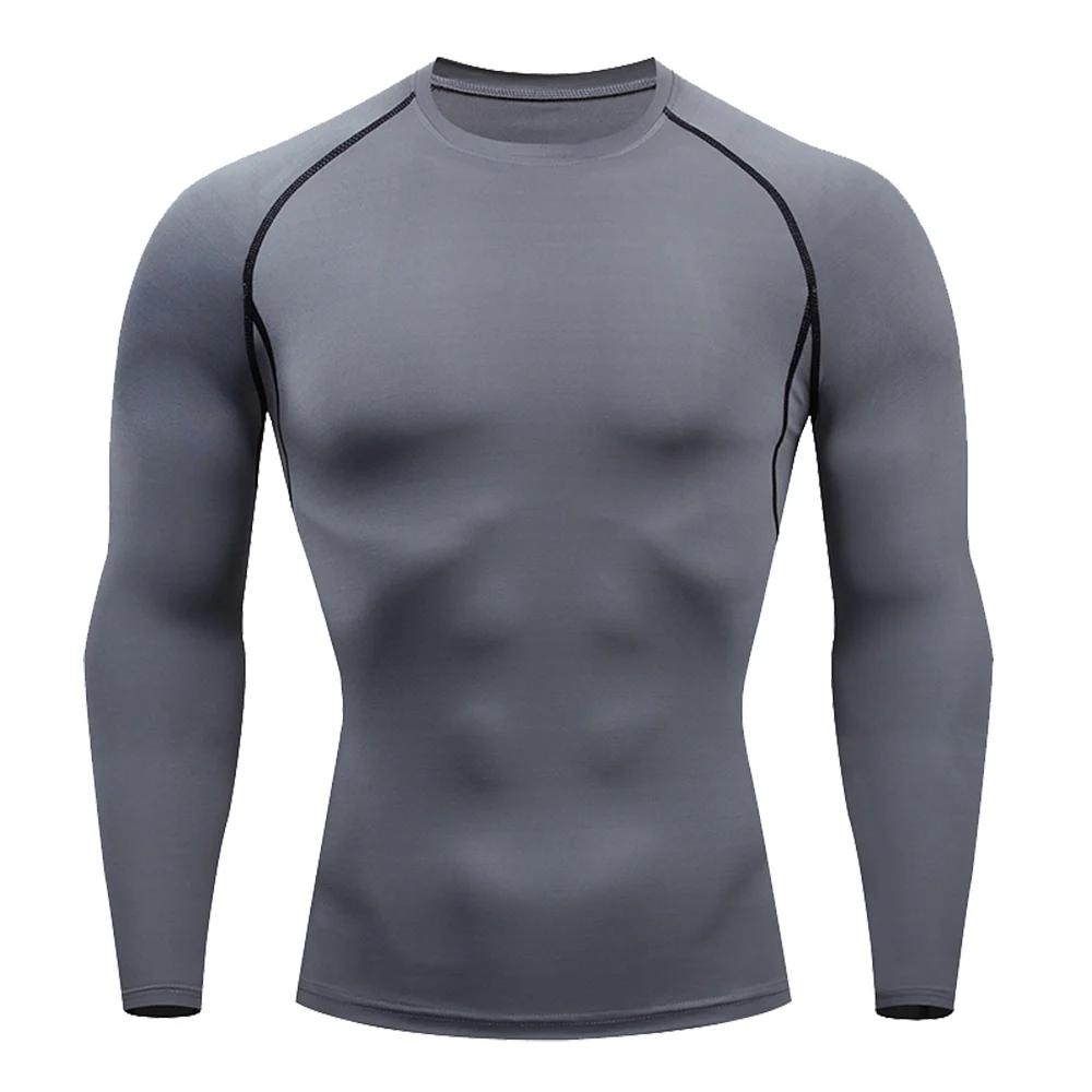 Men Quick-Dry Athletic T-Shirt Breathable Stretchy Moisture-Wicking Short Sleeve Compressed Fitness Gym Sports Workout 8 Colors