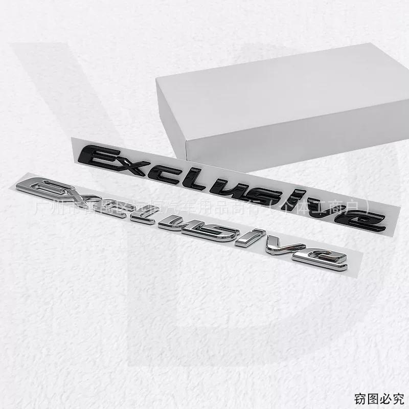 3D Electroplated ABS Letter Emblem Stickers Fit Rear Tail Waterproof Auto Exterior Tuning Custom Decor Badge Decals